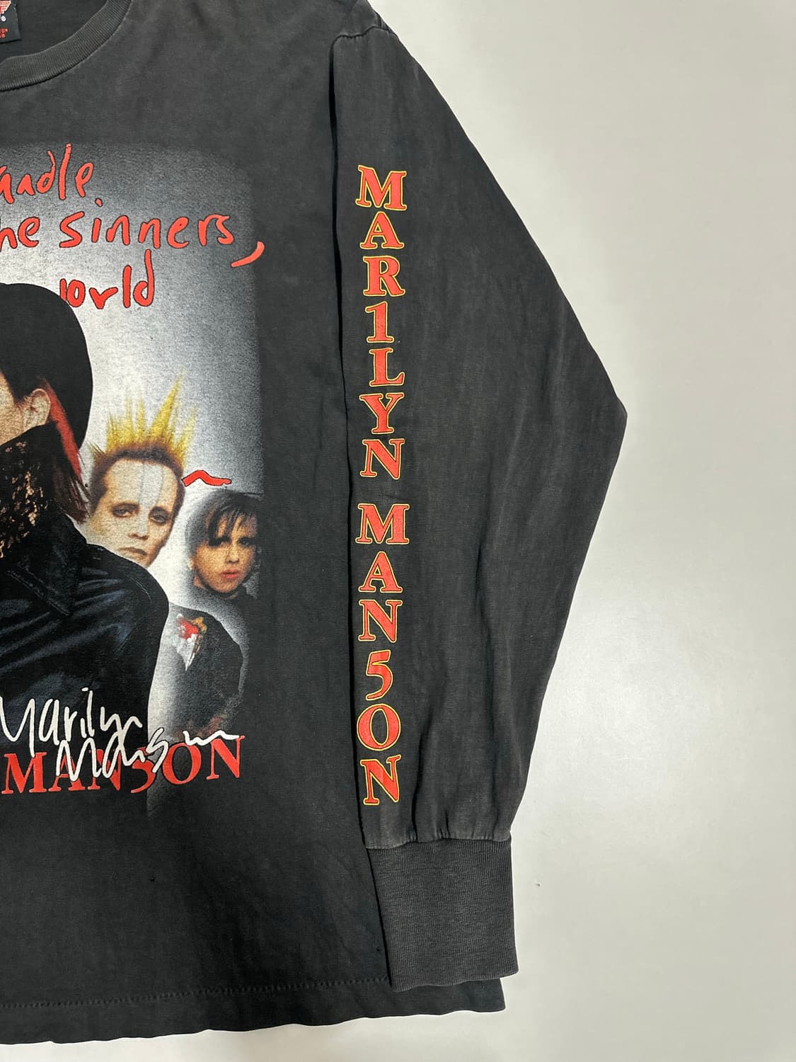 빈티지 마릴린맨슨 롱 슬리브 상품이미지3