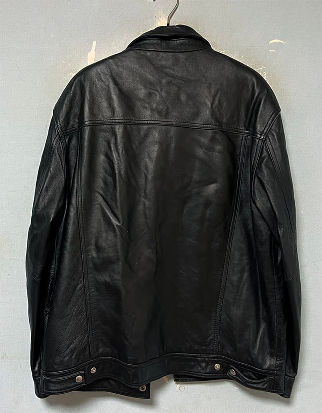 마하그리드 남자 양가죽자켓 트러커 추동 안감누빔 L 100 상품이미지2