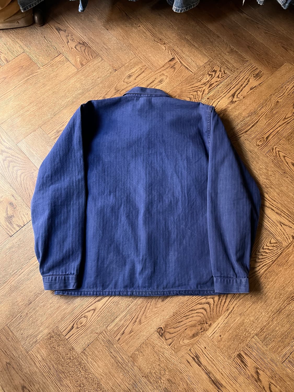 [M]90's 빈티지 4포켓 HBT 프렌치 워크 자켓 상품이미지7