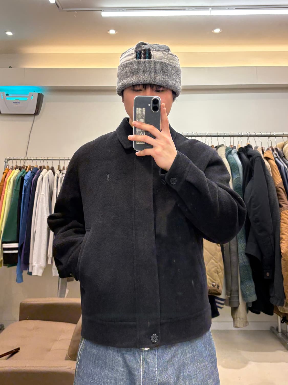 90s 입생로랑 캐시미어 블렌드 울 재킷 상품이미지6