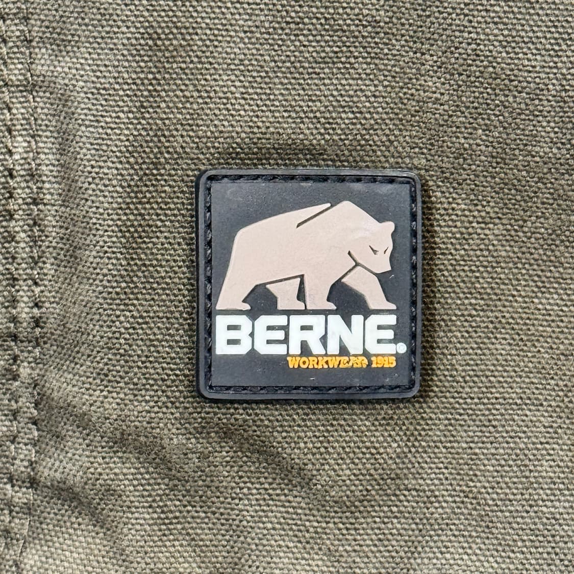 여S) BERNE 빈티지 워크웨어 액티브 자켓 올리브 모스그린 상품이미지4