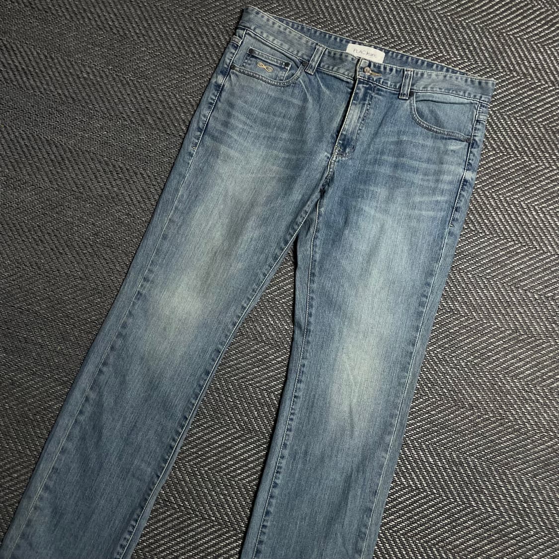 PLAC 와이드 연청 워싱 데님 팬츠y 6007 상품이미지1
