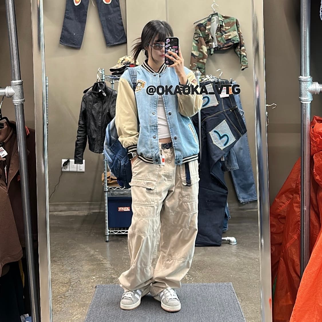 80‘s 디즈니 데님 바시티 상품이미지4