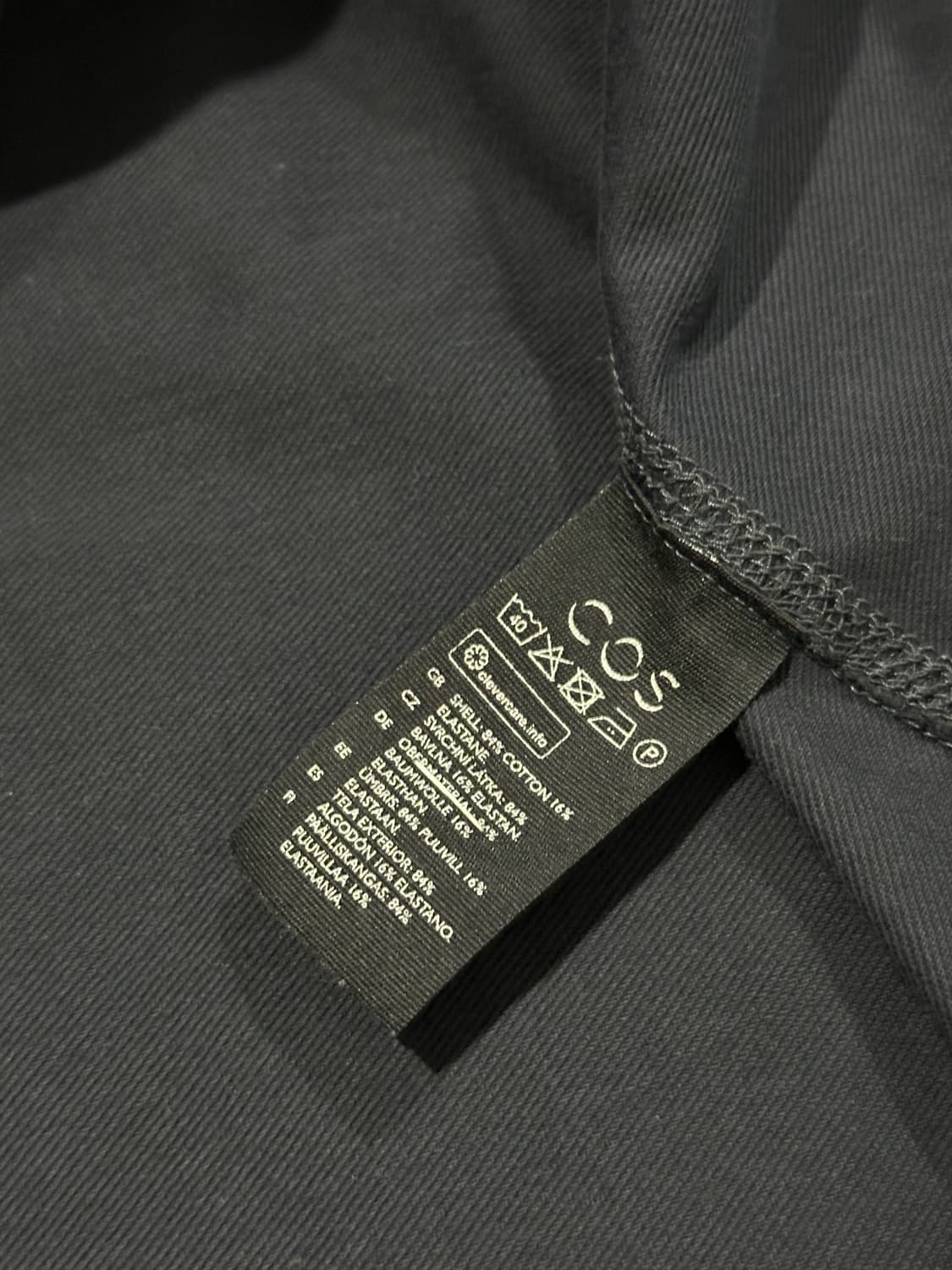 COS 포켓 반팔 셔츠 차콜 상품이미지3