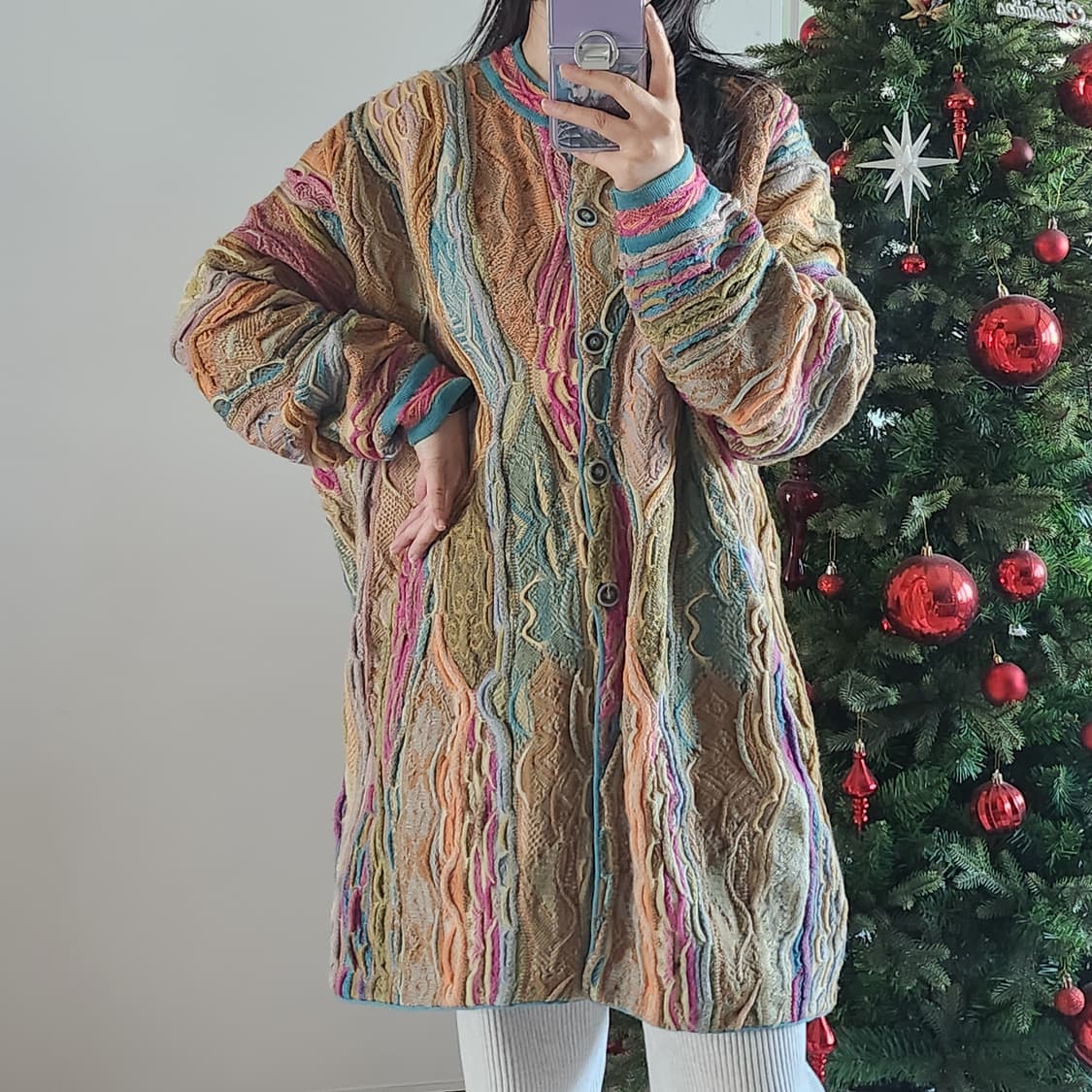 Limnos 림노스 케이블 가디건 울 니트 여자 빈티지  상품이미지2