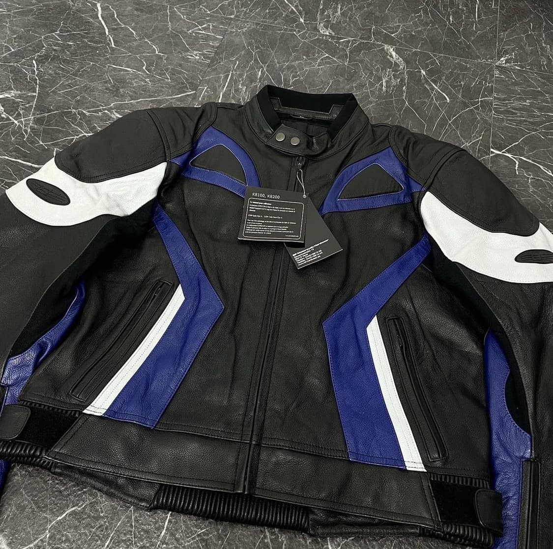 (새상품) XL BF 소가죽 레이싱 자켓 상품이미지10