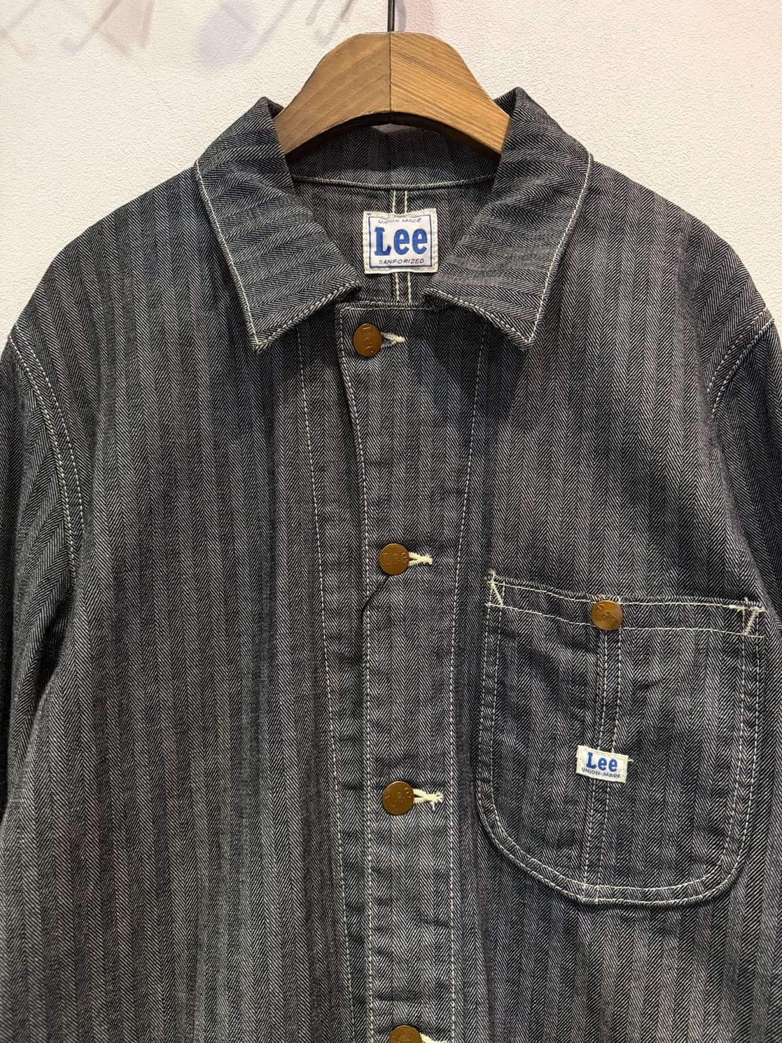 LEE SANFORIZED 데님 커버올 자켓 상품이미지1