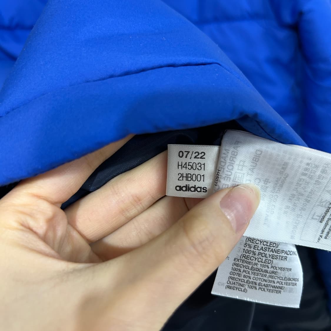 아디다스 2022 키즈 패딩 160 상품이미지5