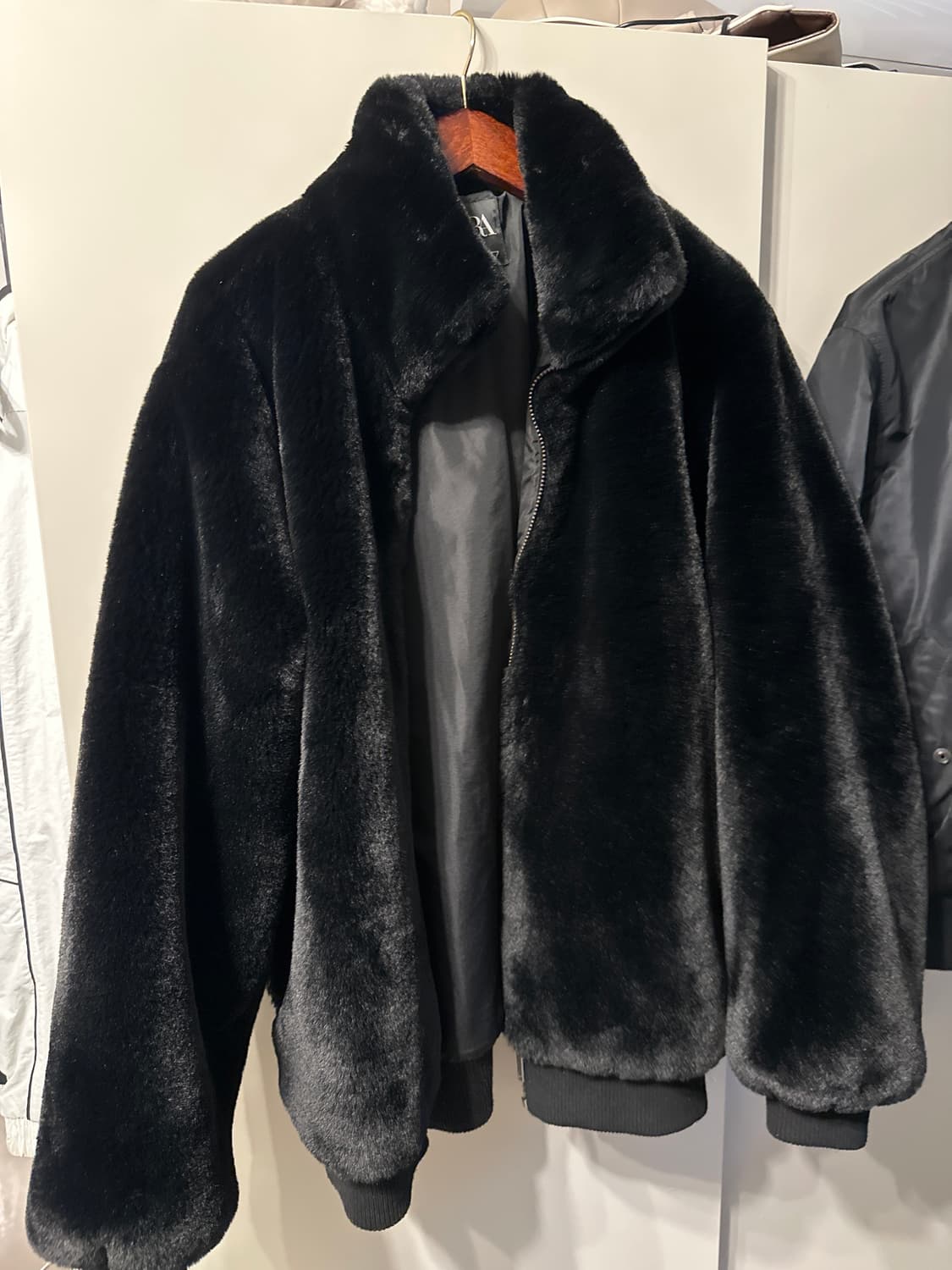 자라 퍼 자켓 상품이미지3