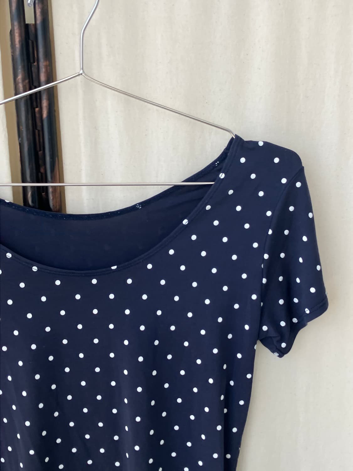  navy dot mori half t-shirt 상품이미지9