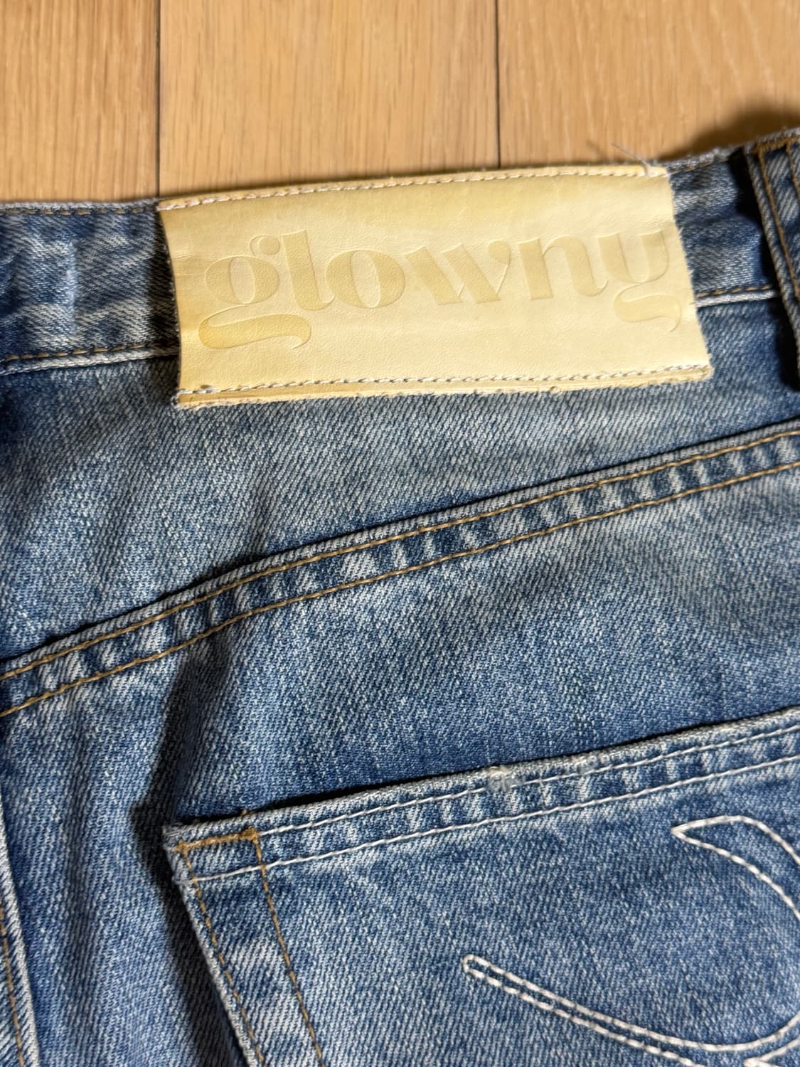 글로니 93 MID-RISE LOOSE FIT JEANS (BLUE) 상품이미지6
