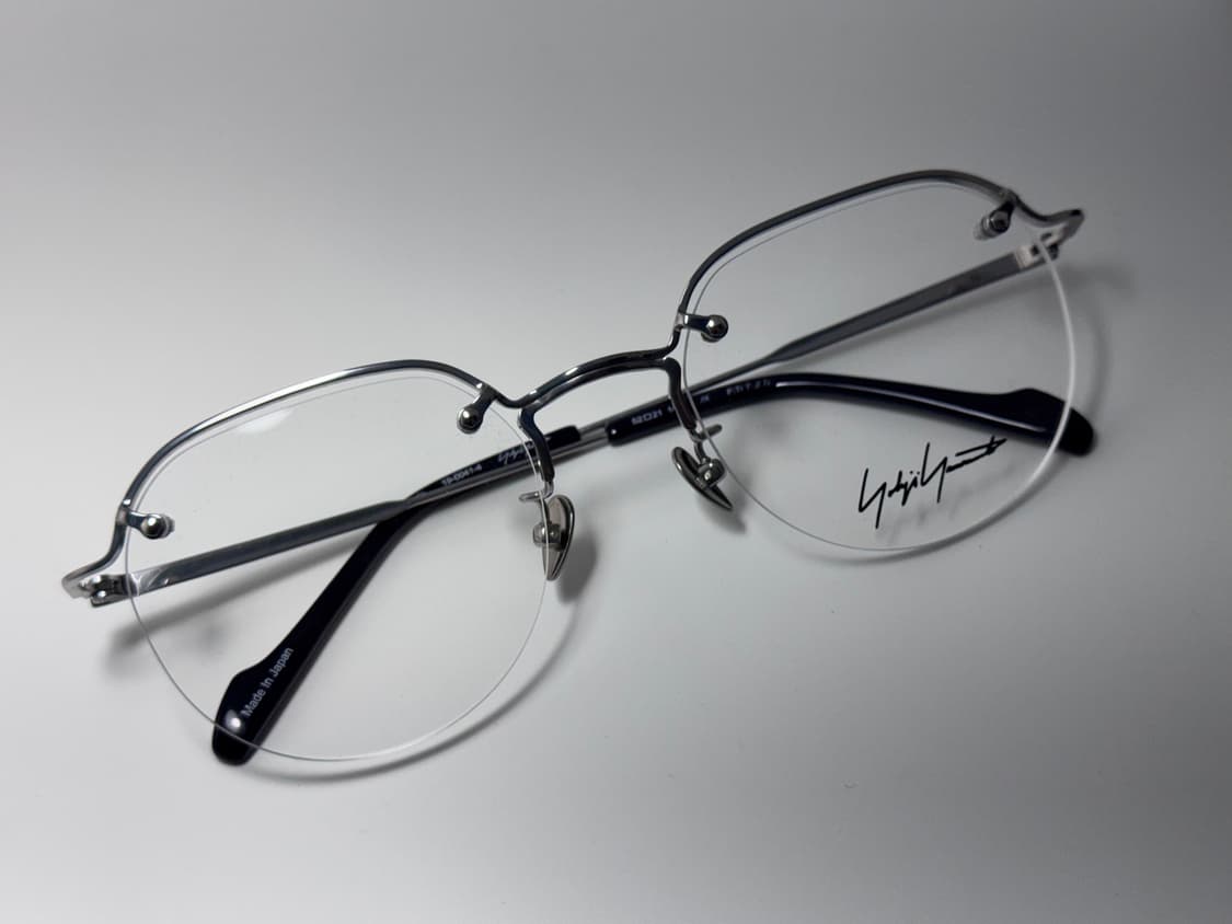 요지 야마모토 림리스 반무테 안경 0052 상품이미지1