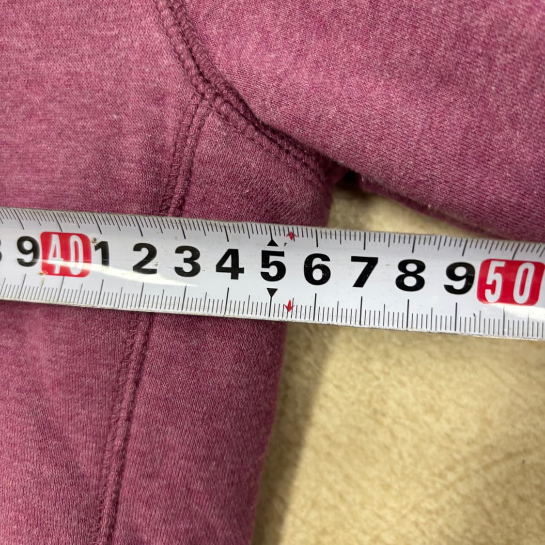 나이키 스몰로고 핑크 양털 후드집업 상품이미지5