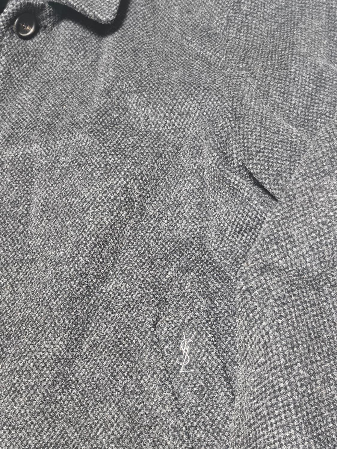 입생로랑 헤링본 반코트 105 상품이미지3