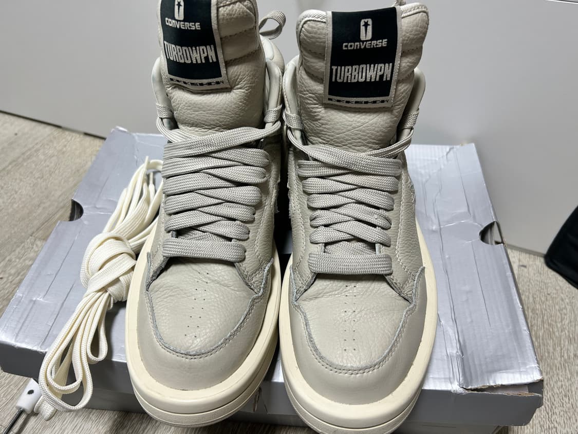 릭오웬스 다크쉐도우 x 컨버스 터보웨폰 하이 250 상품이미지1
