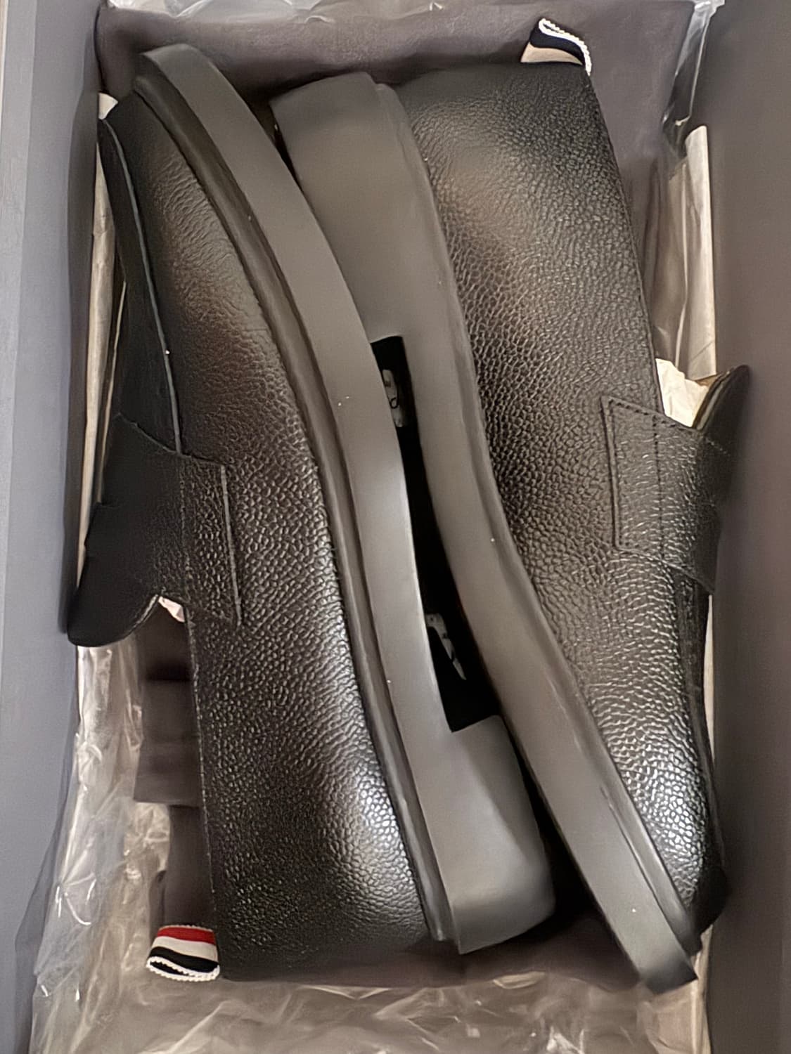 새상품)톰브라운 그레인 레더 페니 로퍼 블랙 us7(240) 상품이미지3