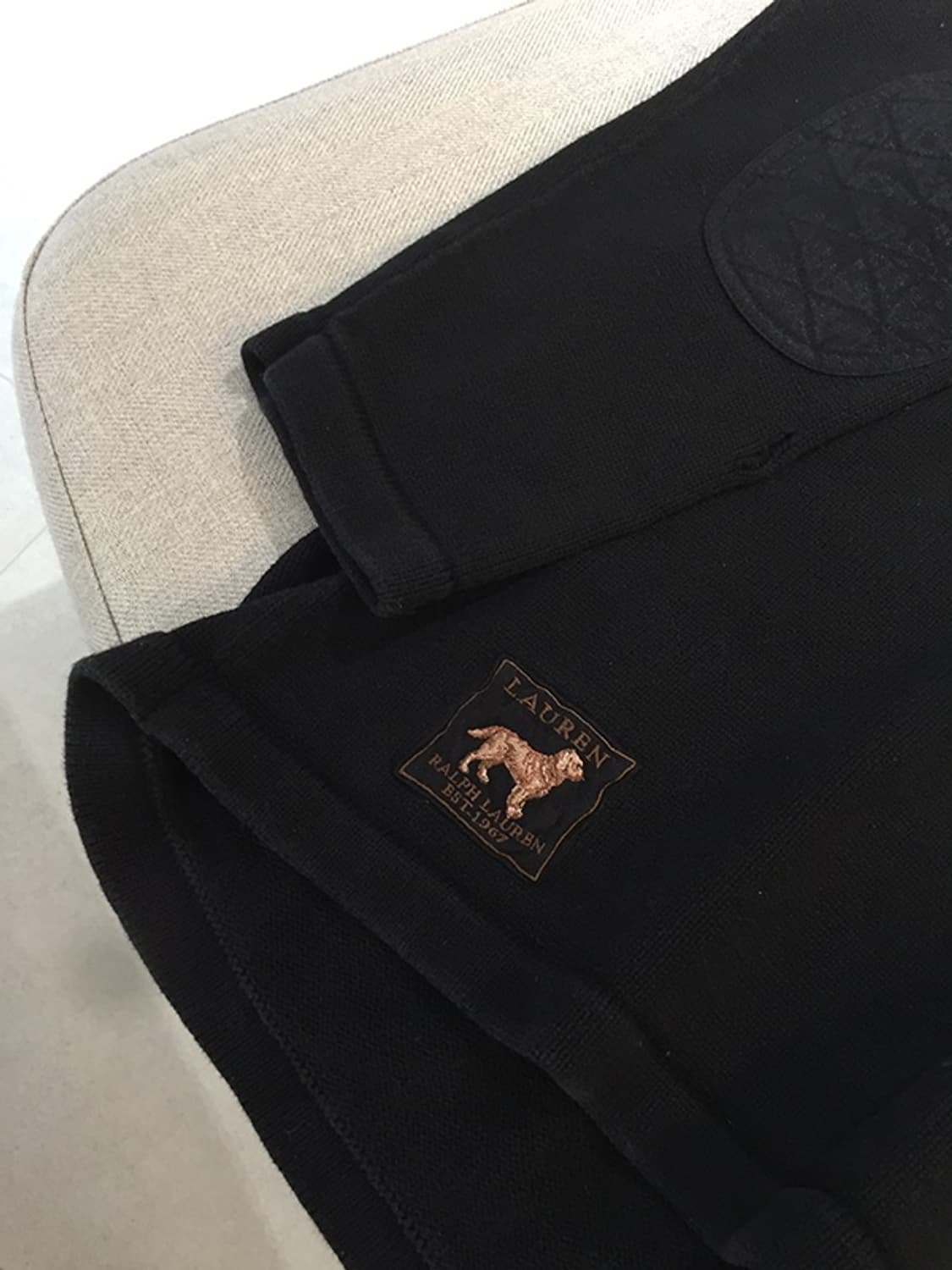 (WOMAN) 폴로랄프로렌 벨벳 카라 스웻 XL 상품이미지5