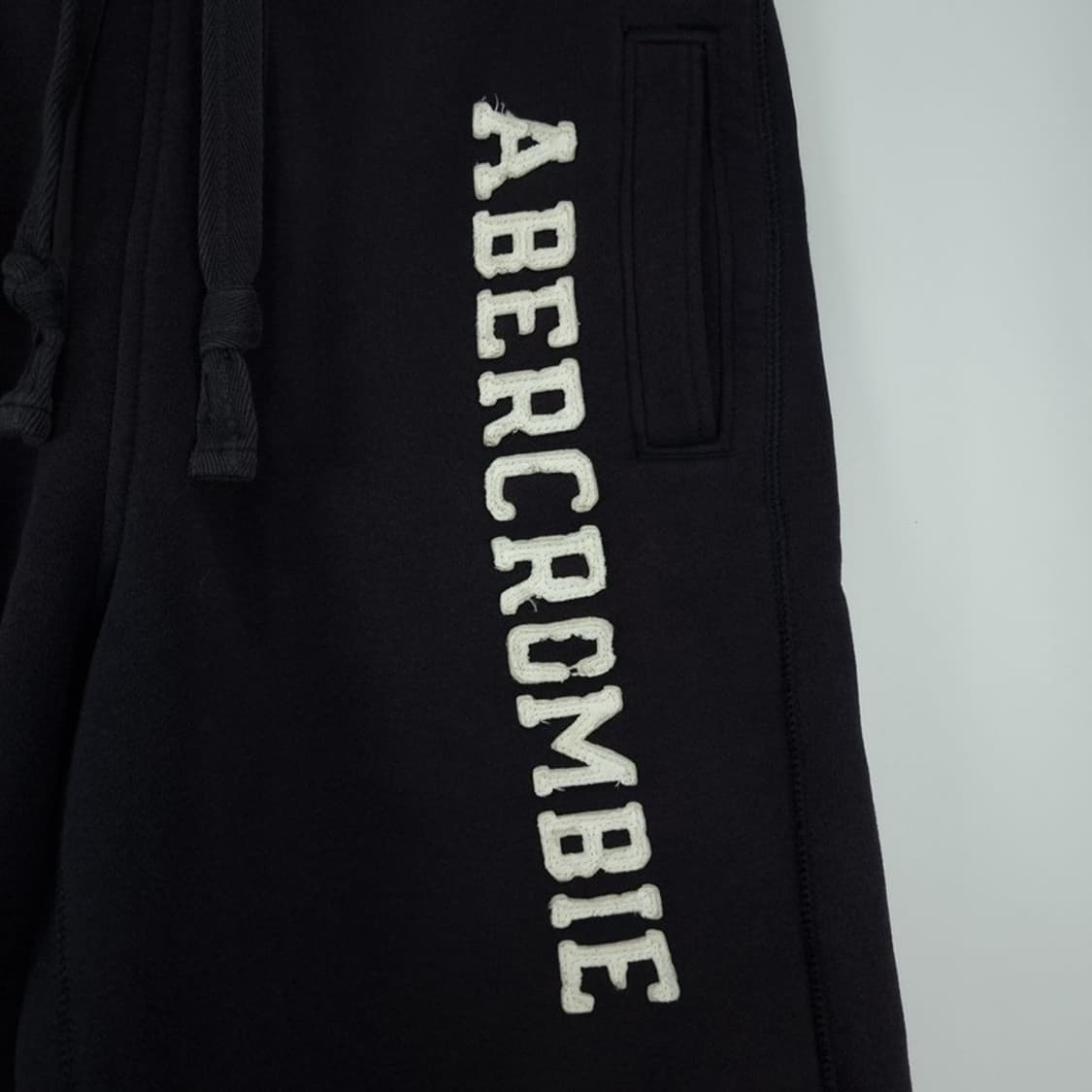 [아베크롬비] Y2K 빈티지 로고 패치 스웻 하프팬츠 반바지 M20165 상품이미지8