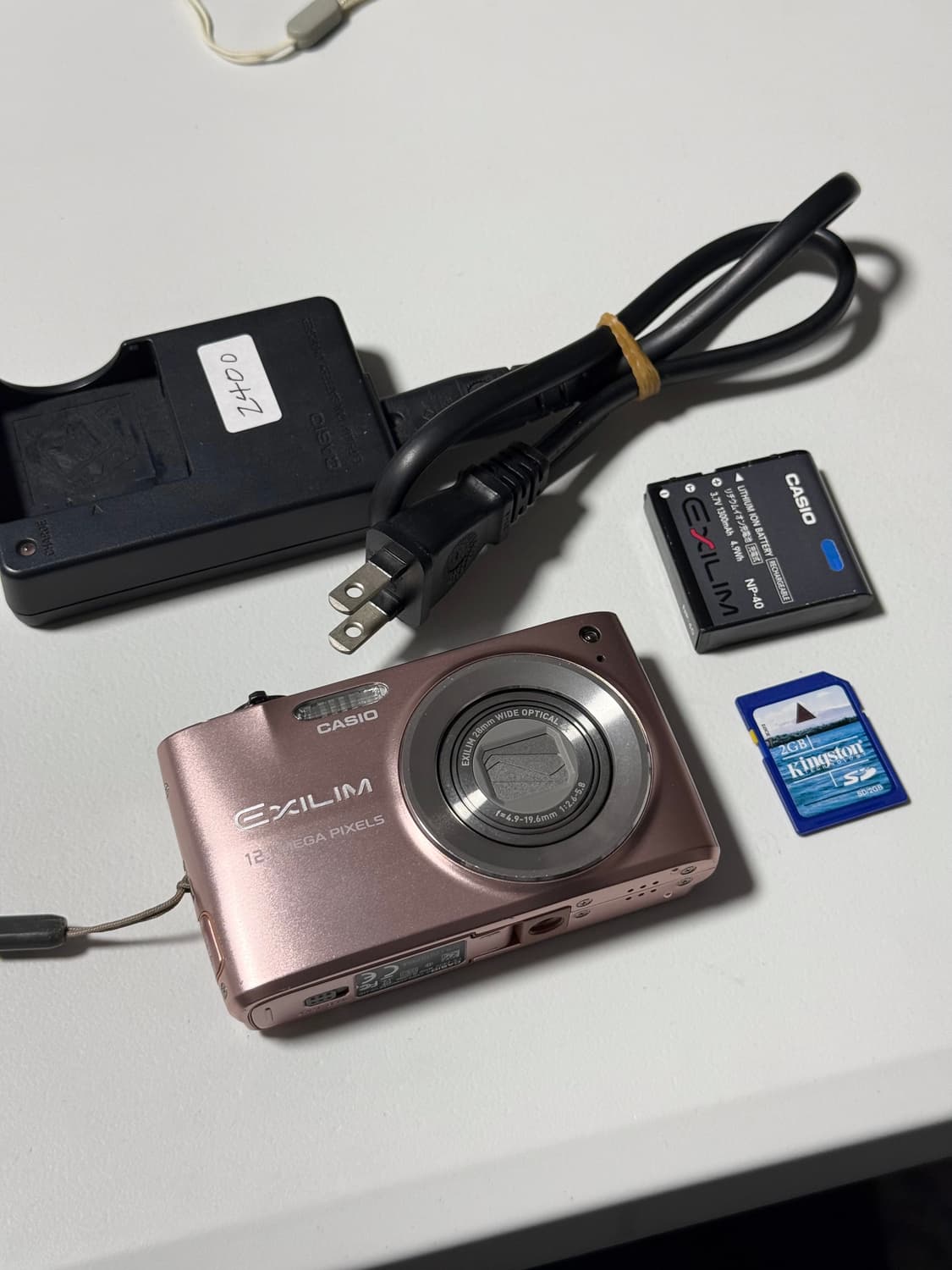 태연 디카 카시오 엑슬림 Z400 외관 미품 상품이미지5