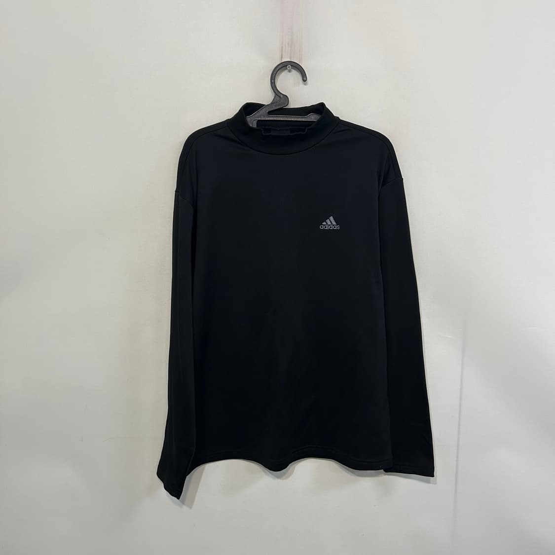 아디다스 남성 기모 반폴라 티셔츠 110 상품이미지1