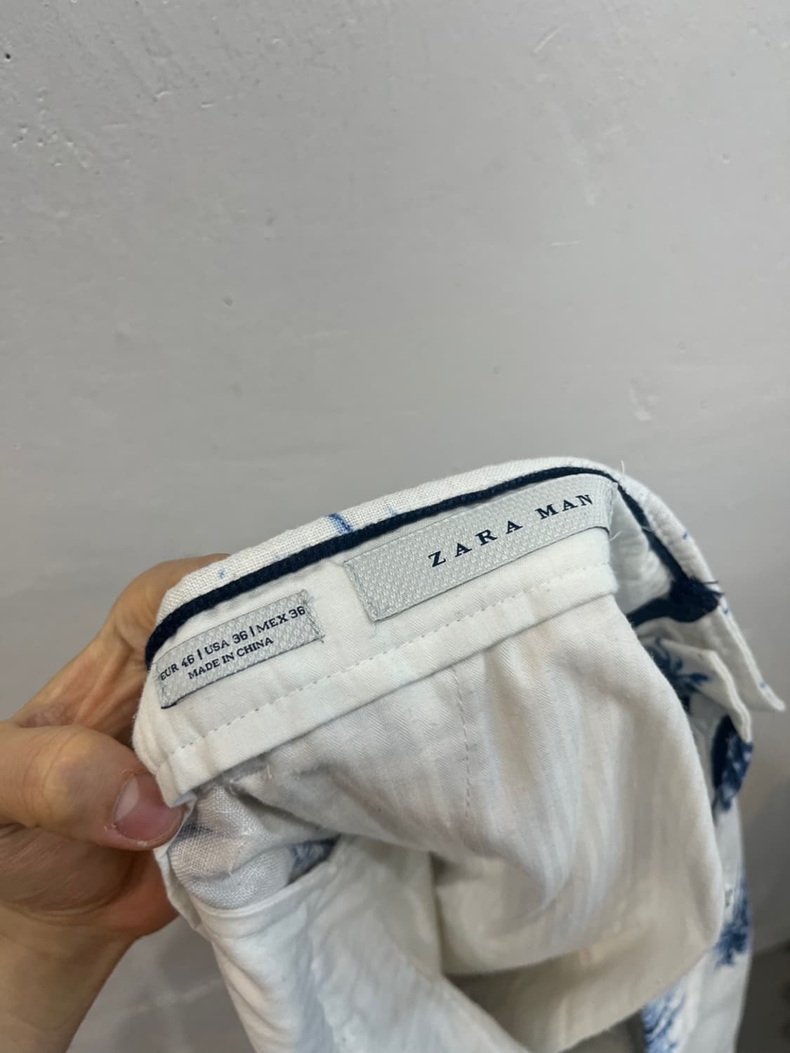ZARA 자라 퓨어린넨 하와이안 쇼츠 반바지 37 상품이미지4