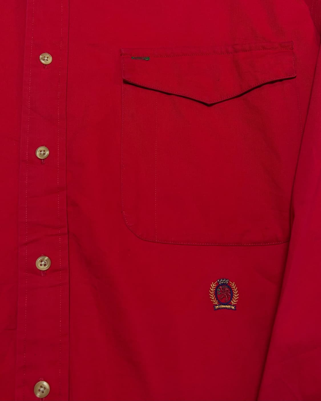 (L)90`sVINTAGE 타미힐피거 버튼다운 코튼100 셔츠 상품이미지4