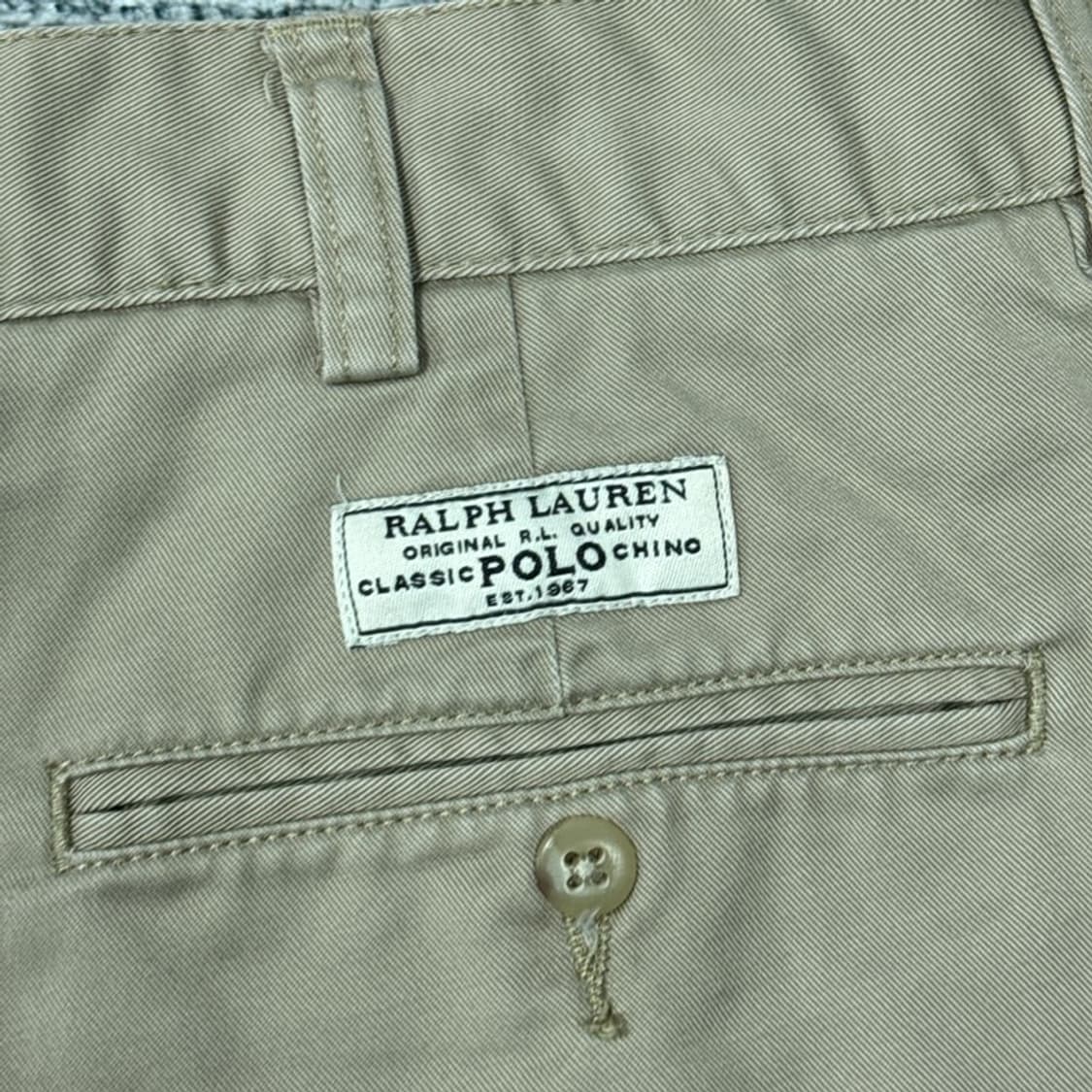 폴로 랄프로렌 베이지 치노 반바지 34 상품이미지3