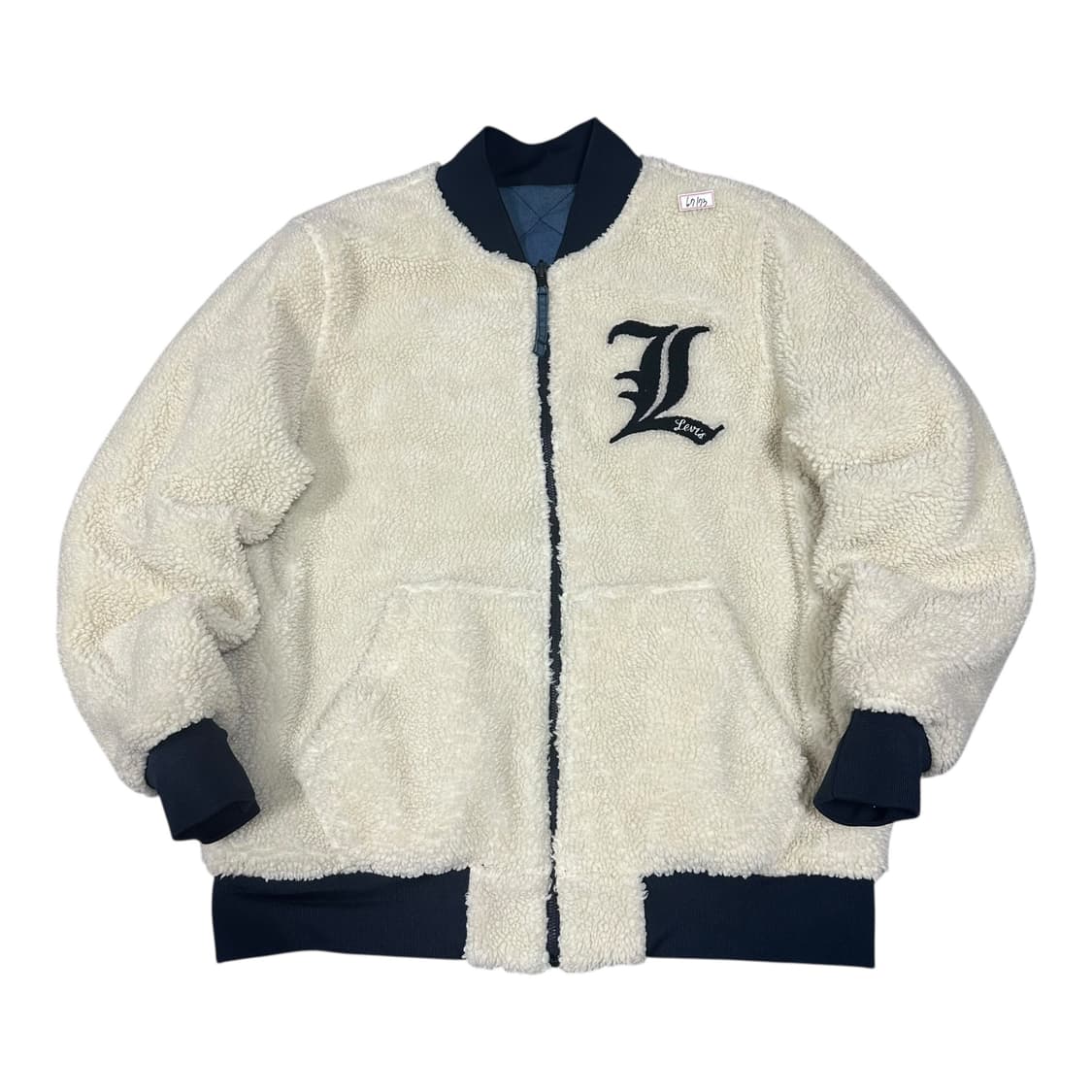 ✨ (바배) 리바이스 리버시블 뽀글이 데님 양면 점퍼 자켓 상품이미지1