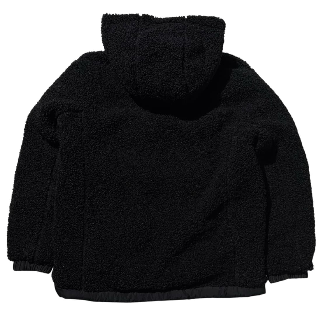 몽벨 24fw 리버시블 플리스 패딩 자켓 블랙 상품이미지4