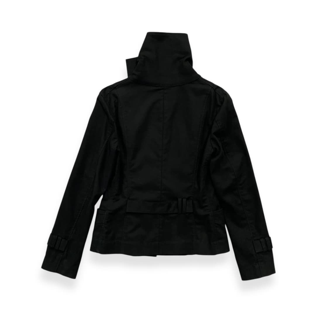 일본 빈티지 하이넥 트렌치 숏 코트 상품이미지2