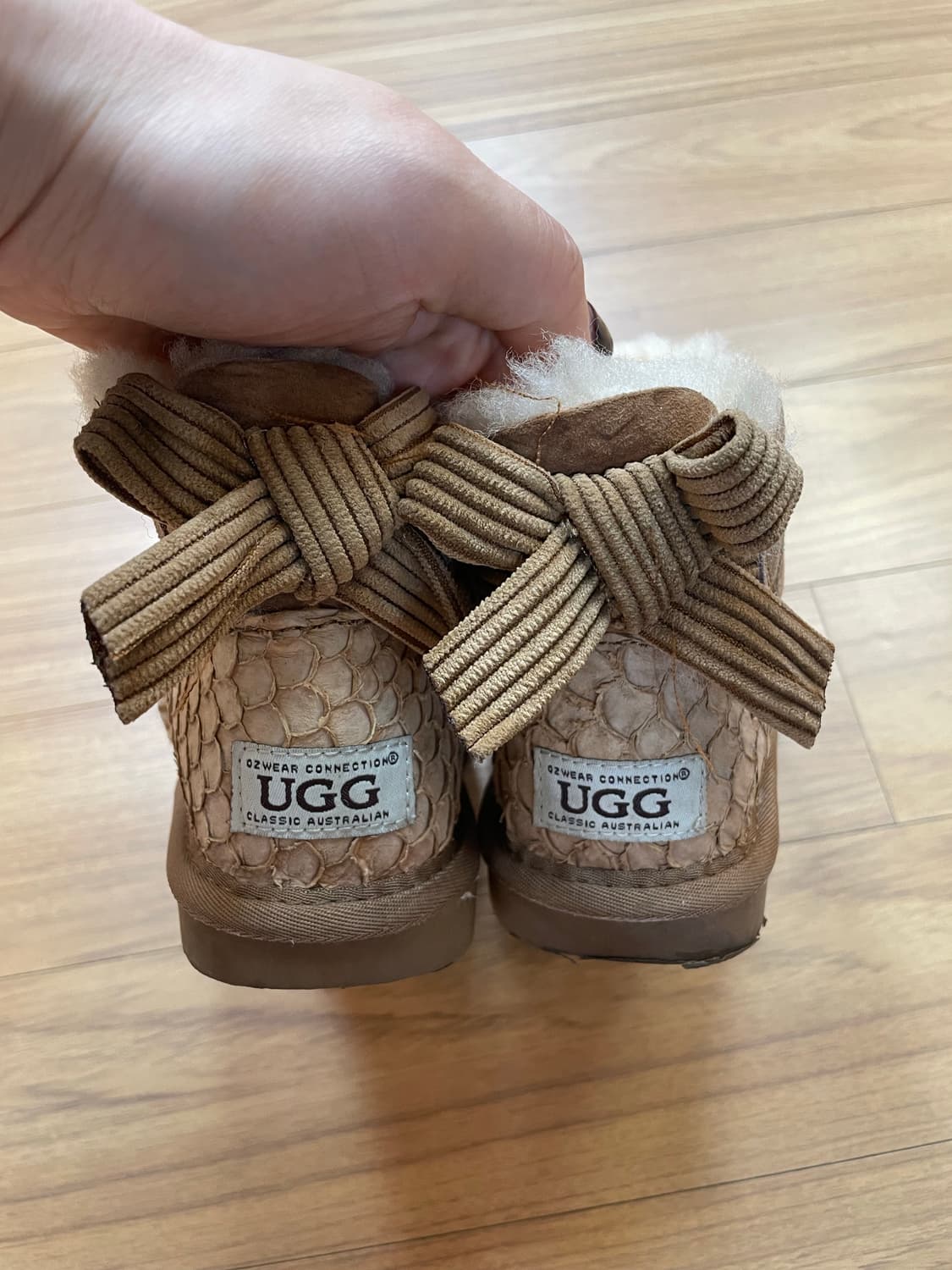 UGG 키즈 어그 부츠 165mm 브라운 상품이미지2