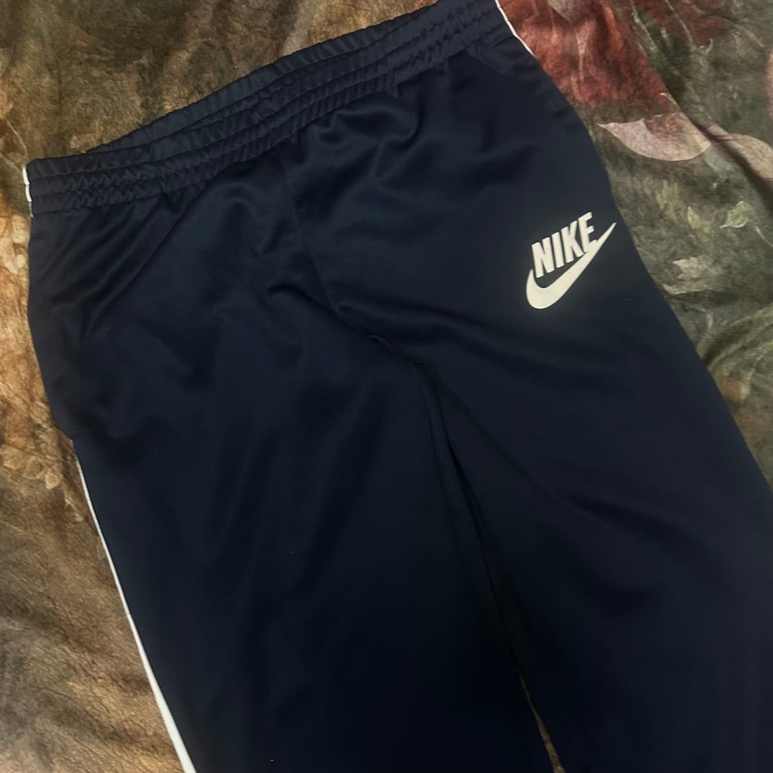 나이키 빈티지 화이트 사이드라인 네이비트랙팬츠 M 상품이미지2