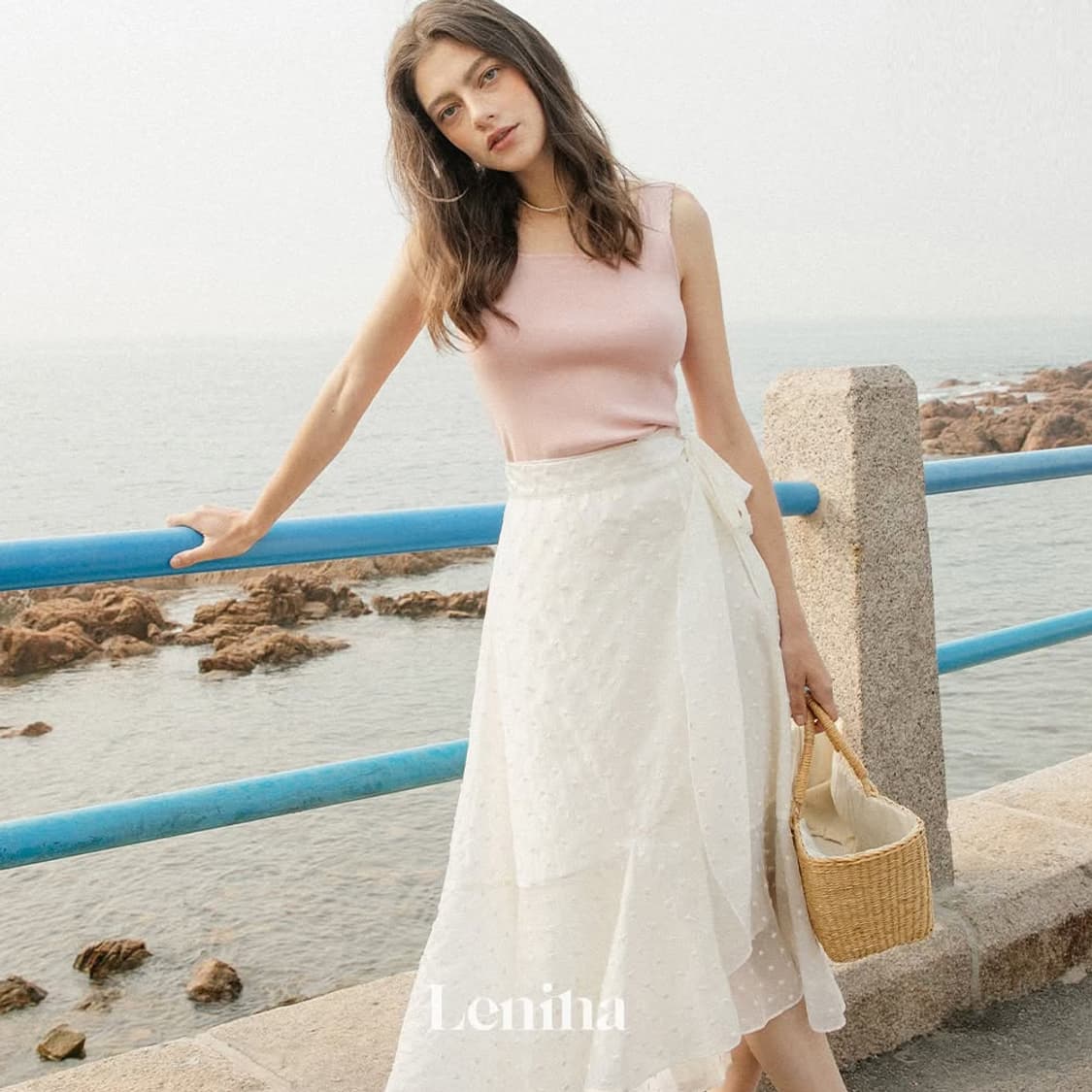 르니나(LENINA) OTTILY 랩스커트 55 새상품 상품이미지1