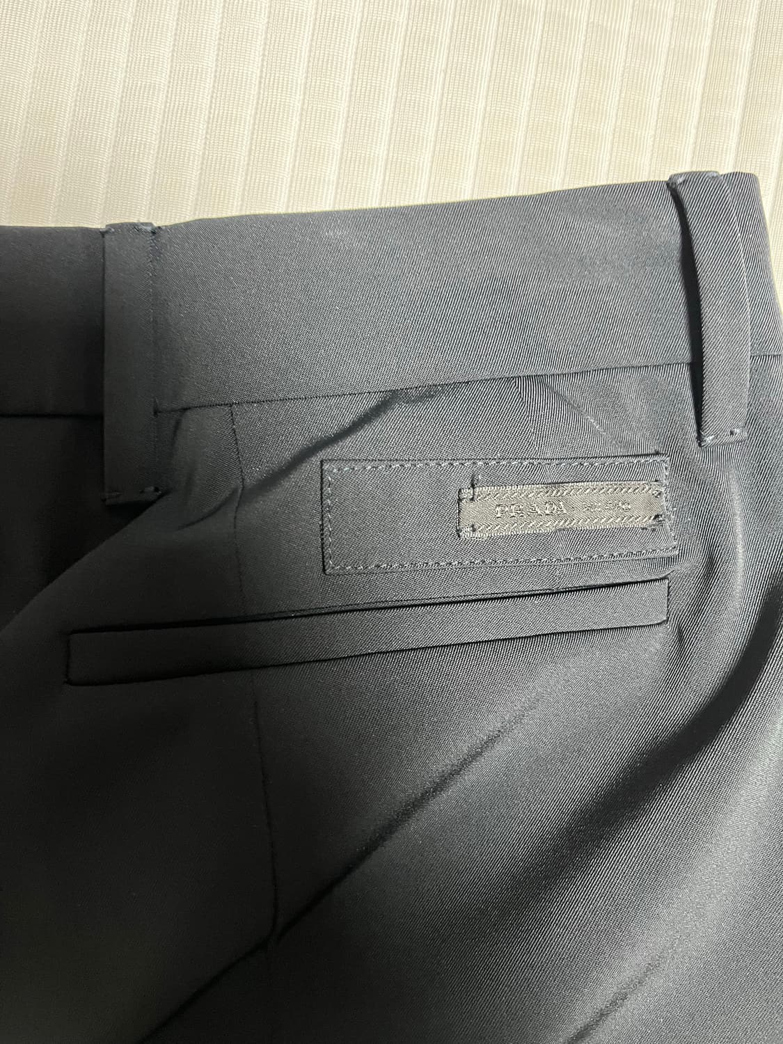 프라다 블랙 슬랙스 상품이미지5