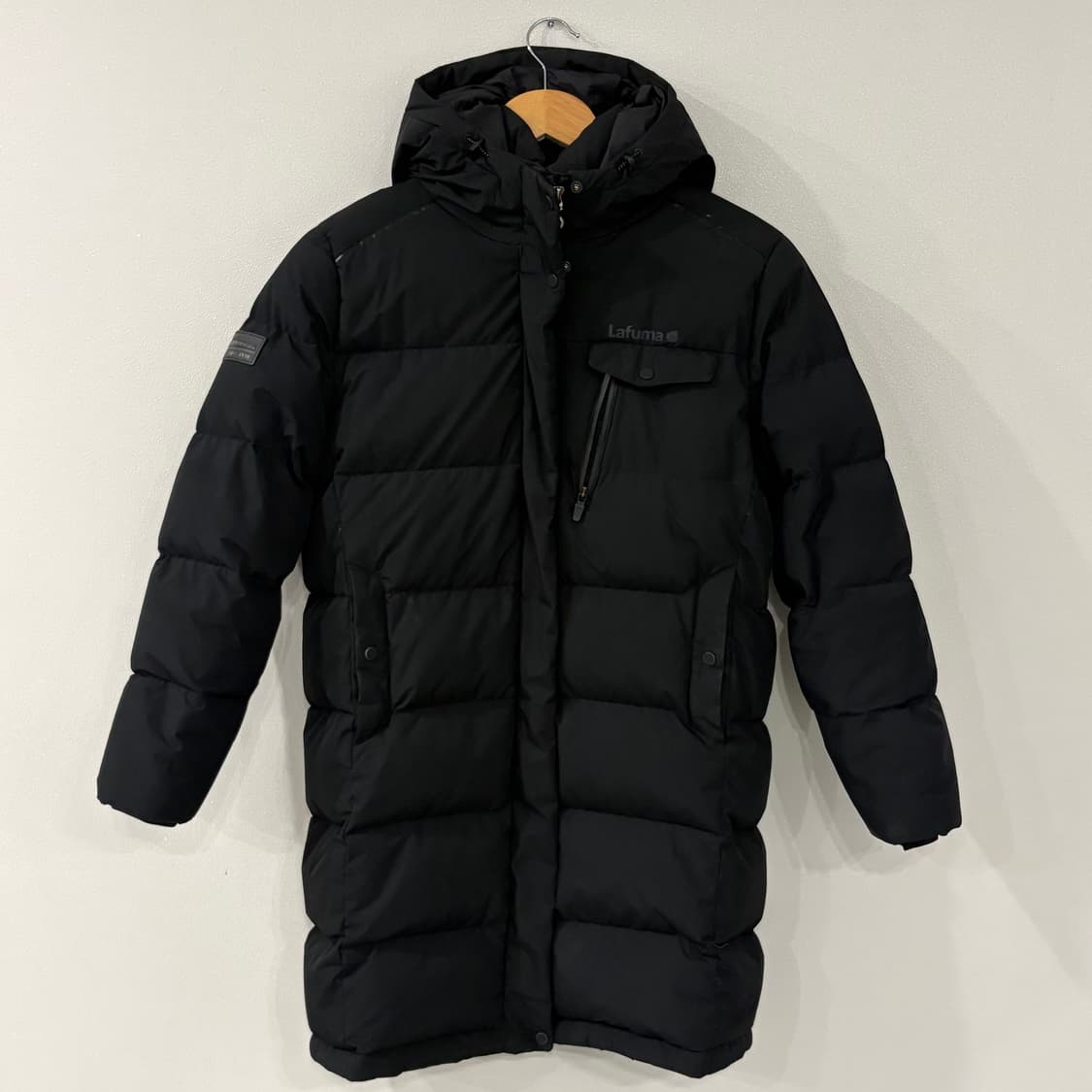 라푸마 블랙 구스다운 롱패딩 점퍼 160 상품이미지1