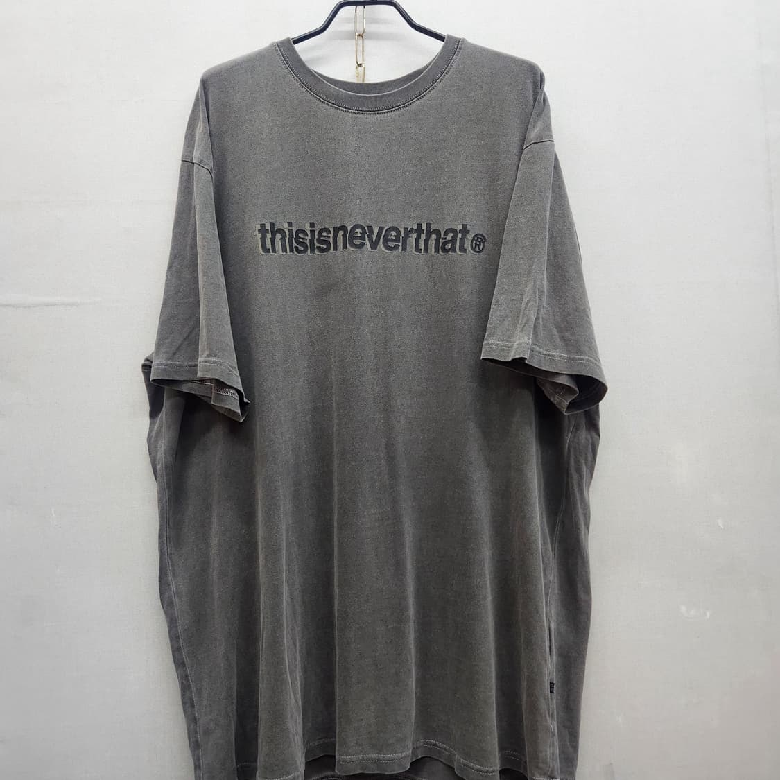 디스이즈네버댓 그래픽 로고 가먼트 워싱 반팔 XL(2XL) 상품이미지1