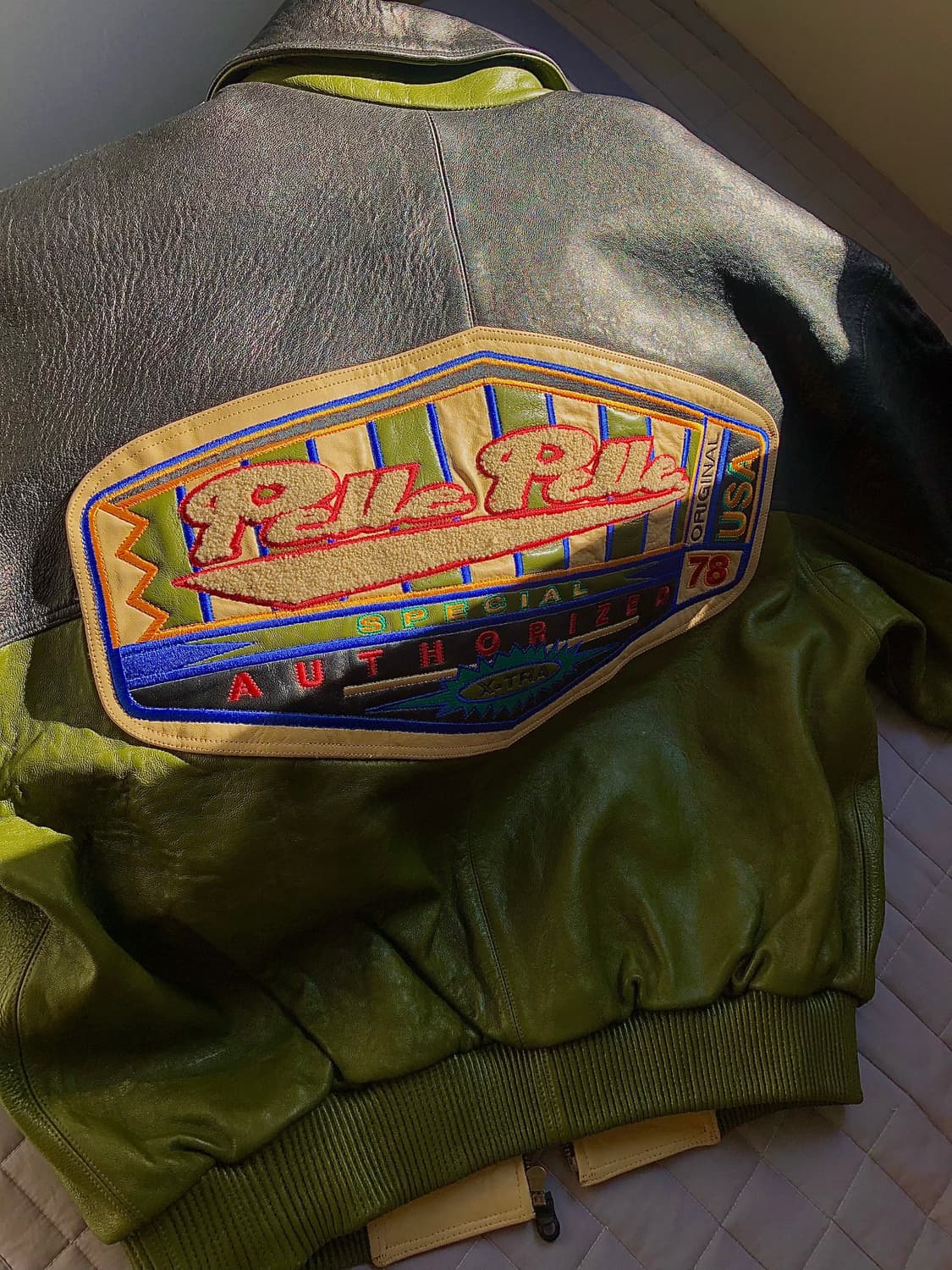 펠레펠레 올드스쿨 가죽 자켓 상품이미지2