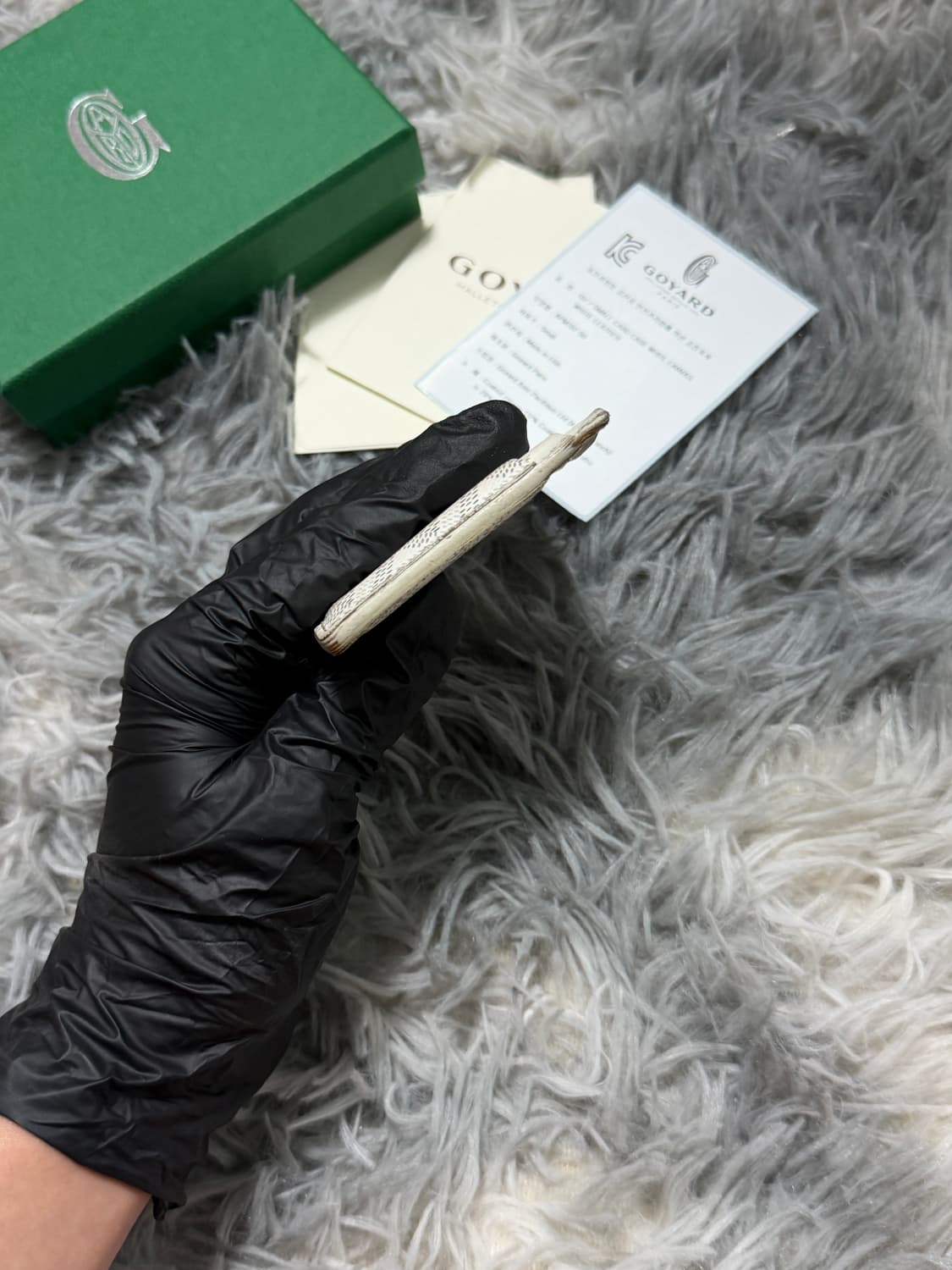 고야드 생쉴피스 카드지갑 화이트 상품이미지4