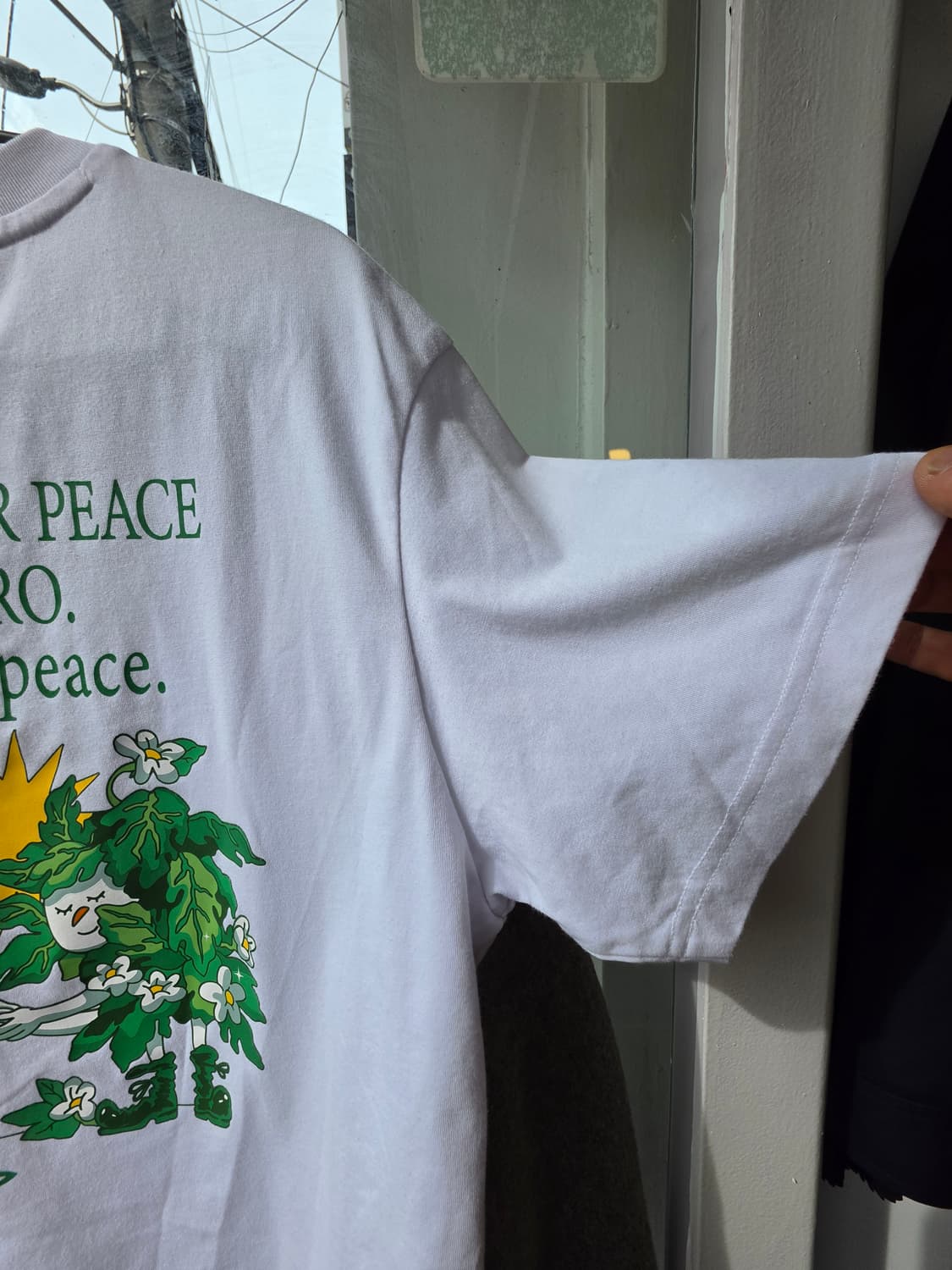 엄브로 이너피스 스토리 반팔 티셔츠 화이트-90 상품이미지8