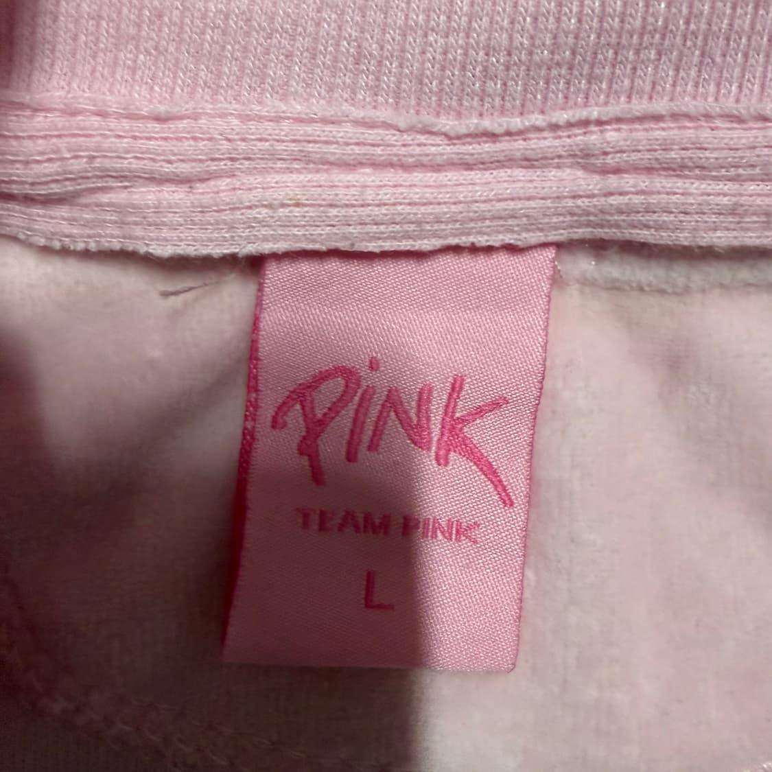 빅토리아시크릿 핑크 후드집업 (모자탈부착) 상품이미지4