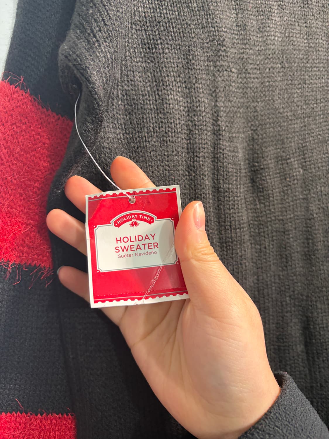 (새상품) U.S.A. 크리스마스 어글리니트 방울&스팽글 어글리스웨터 상품이미지7