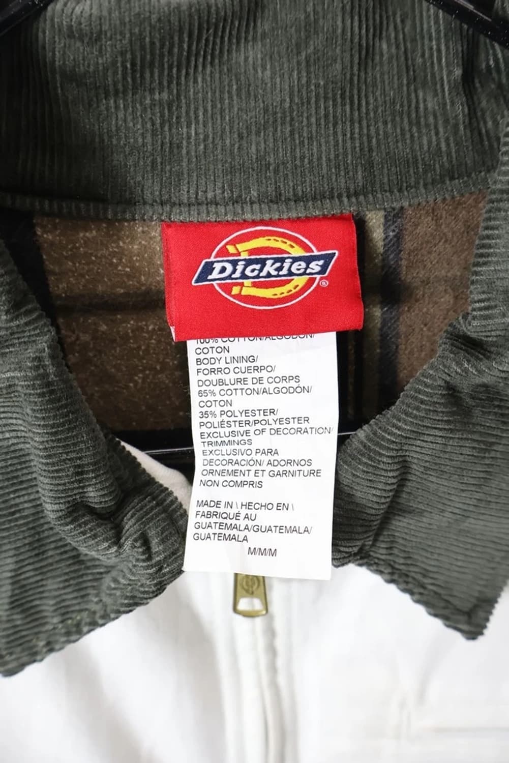 Dickies White Canvas Work Jacket 상품이미지7