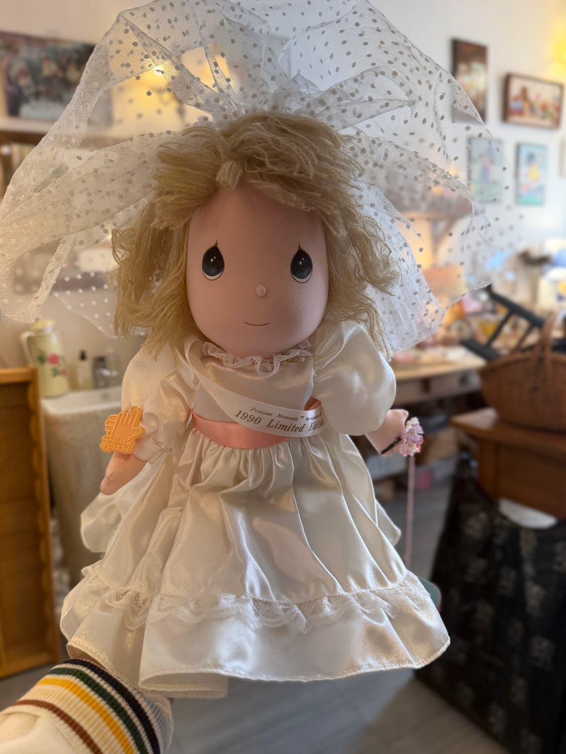 미국빈티지 프리셔스모먼트 봉제인형/웨딩드레스 상품이미지1