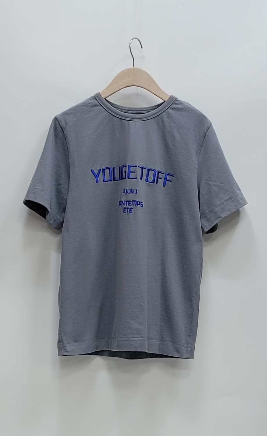 JUUN.J 22SS 준지 자수 로고 반팔 티셔츠 / 여 38 (85)  상품이미지1