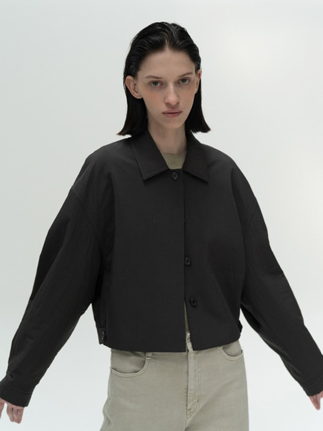 아모멘토 CROP PADDED JACKET 크롭 패디드 자켓 상품이미지1