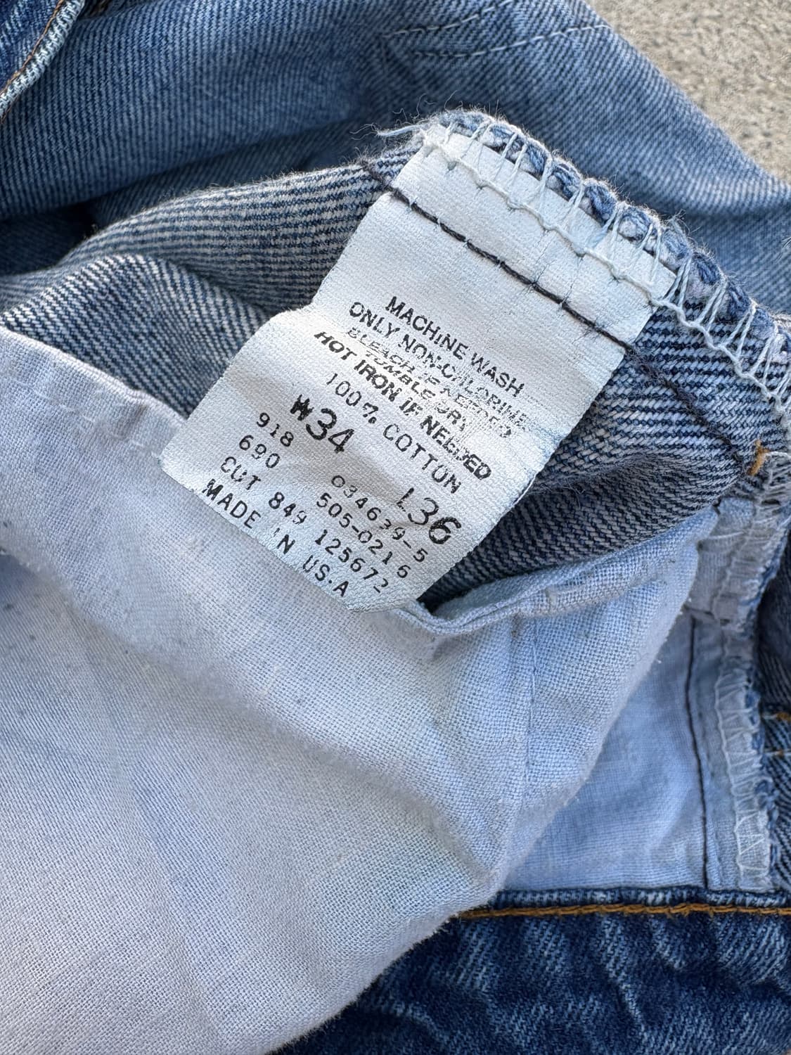 80s 리바이스 505  상품이미지6