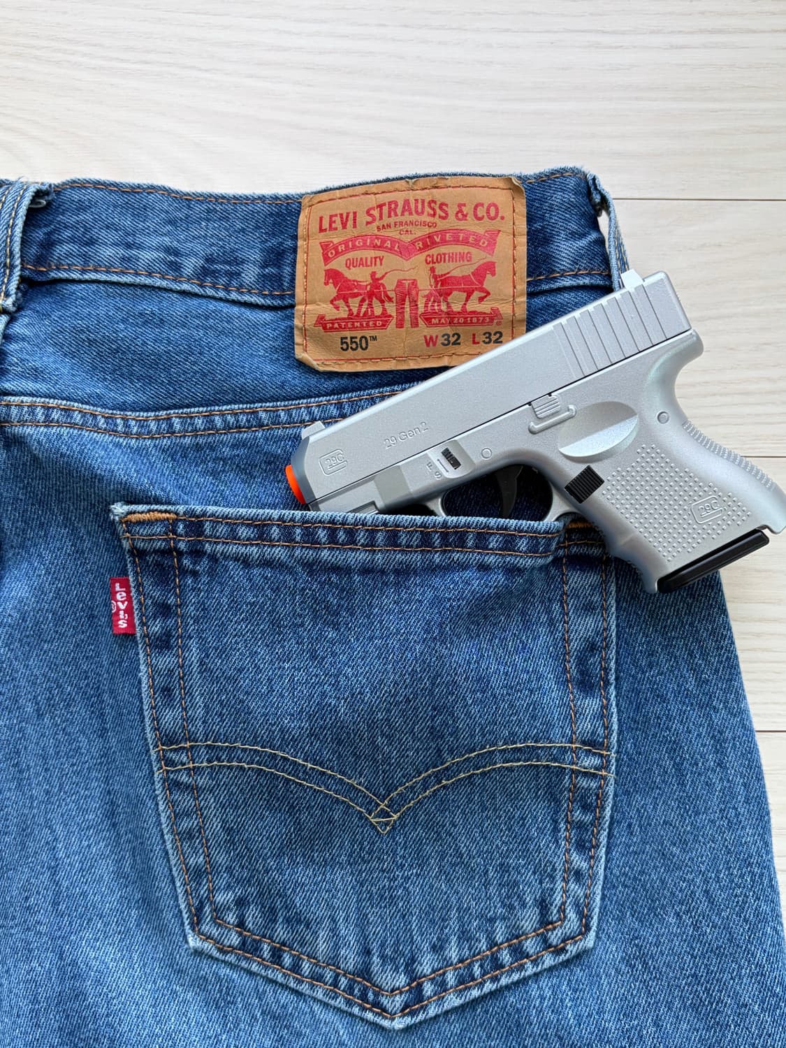 Levis 리바이스 550 데님 릴랙스핏 32x32  상품이미지6