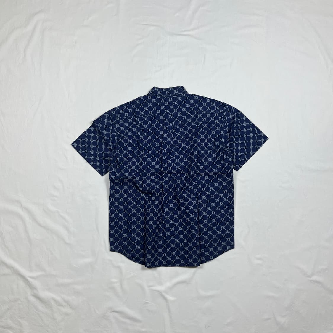 90’s 스투시 stussy 구찌 gg 패러디 ss 로고 반팔 셔츠 상품이미지6