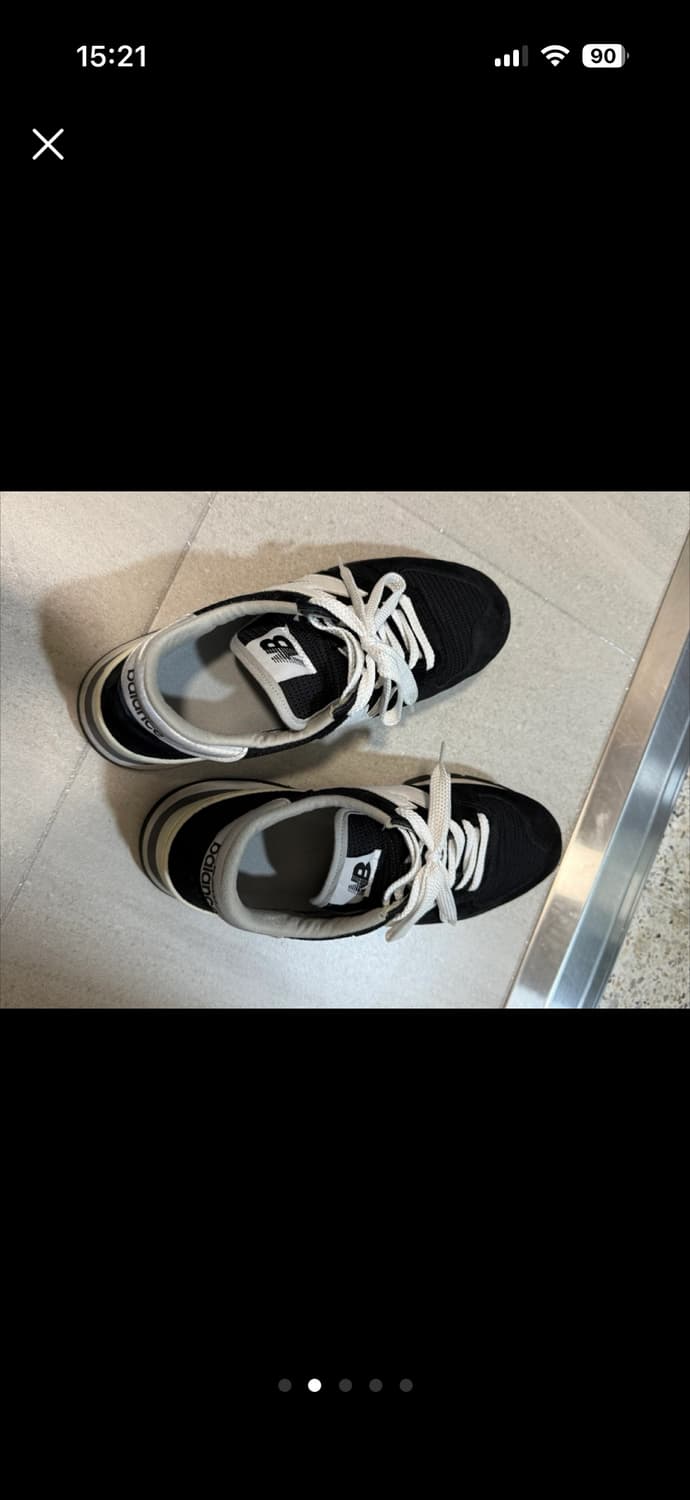 뉴발란스 990v1 메이드 인 USA 블랙 상품이미지2