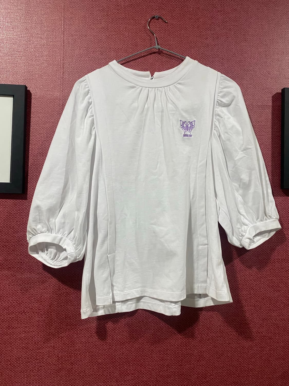 안나수이 화이트 퍼프 블라우스 95 상품이미지1